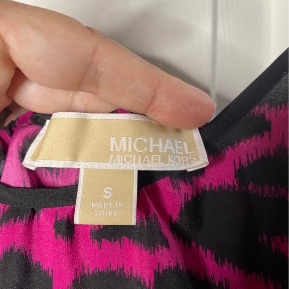 Michael Kors hot pink & black leopard jumpsuit! - Picture 6 of 7